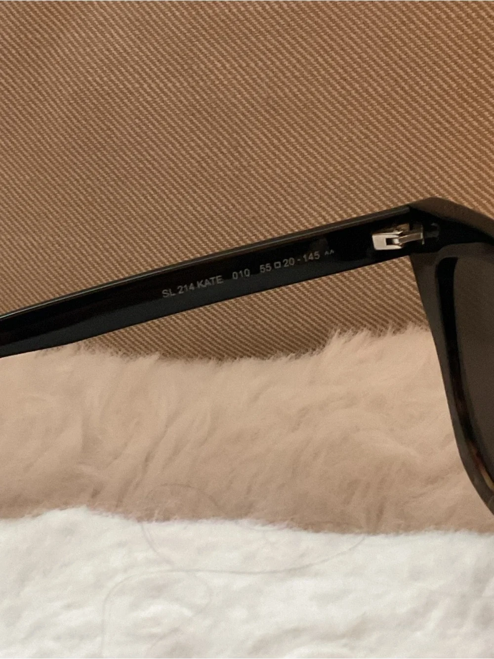 Saint Lauren tortoise shell  Classic Black Cat-Eye Women's Sunglasses - Picture 13 of 16